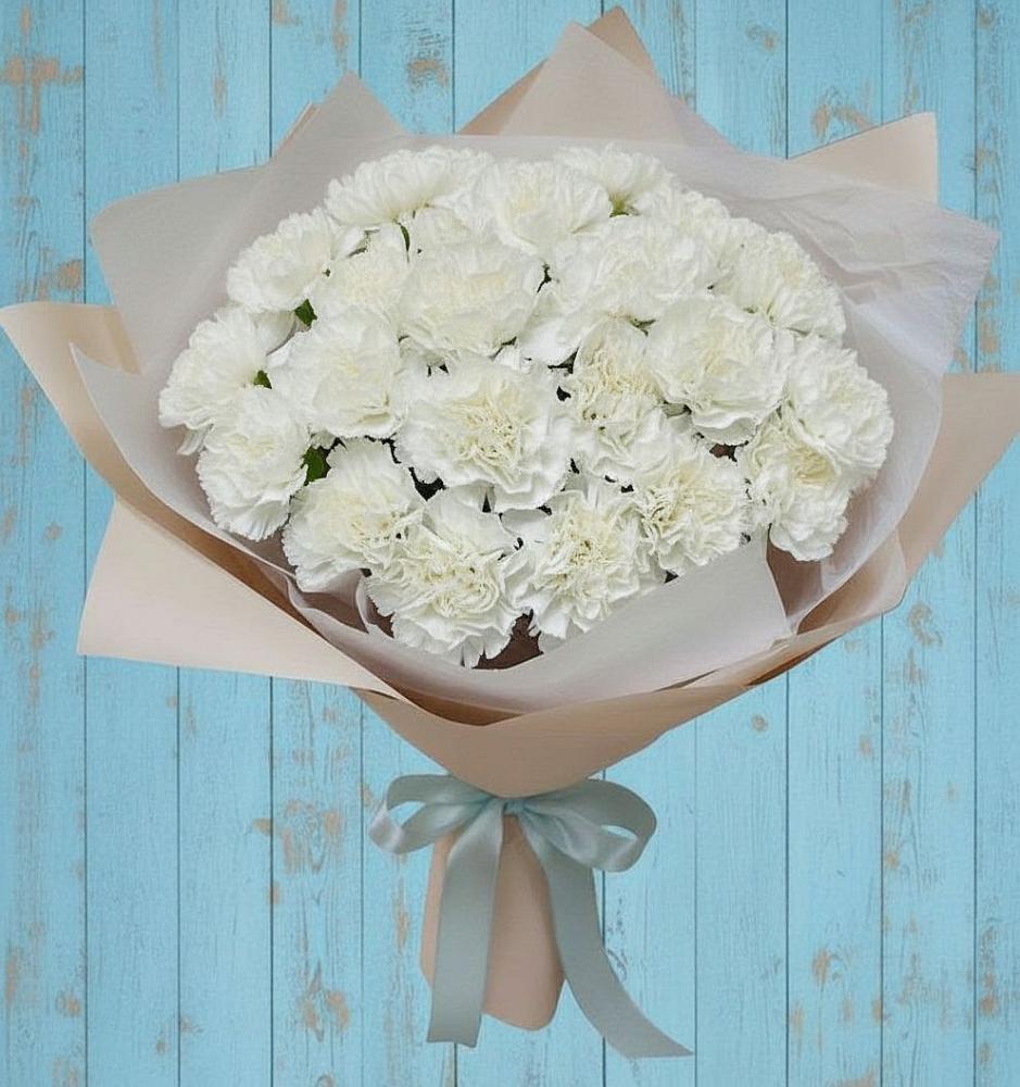 Букет цветов из: Гвоздики в Колычево Можайского района