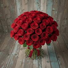 Букет 55 Красных роз Фридом #REPLACE_PRED# Колычево Можайского района