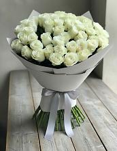 Букет 35 Белых роз в Колычево Можайского района