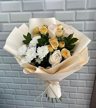 Букет цветов из:  Розы и Хризантемы в Колычево Можайского района