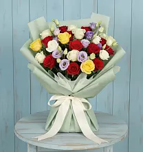 Букет цветов из:  Розы в Колычево Можайского района