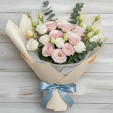 Букет цветов из:  Лизиантусы #REPLACE_PRED# Колычево Можайского района