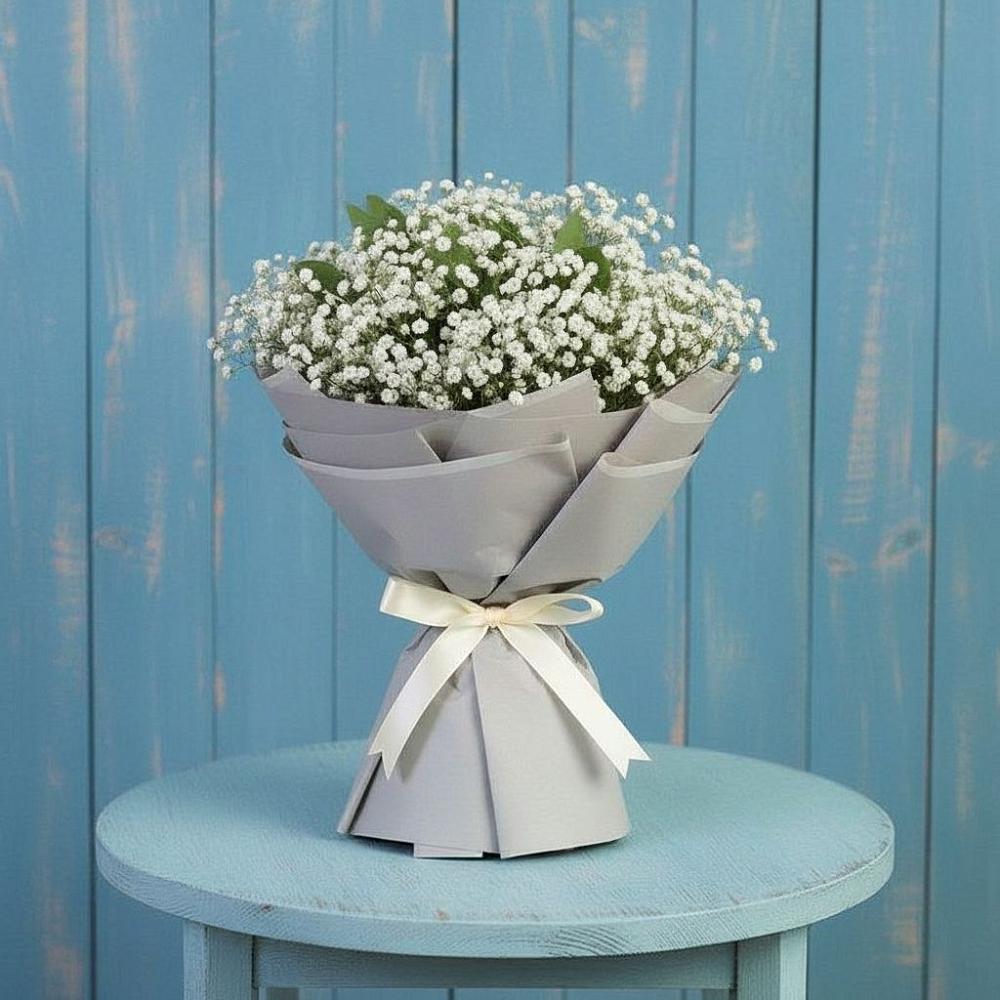 Букет цветов из: Гипсофила в Колычево Можайского района