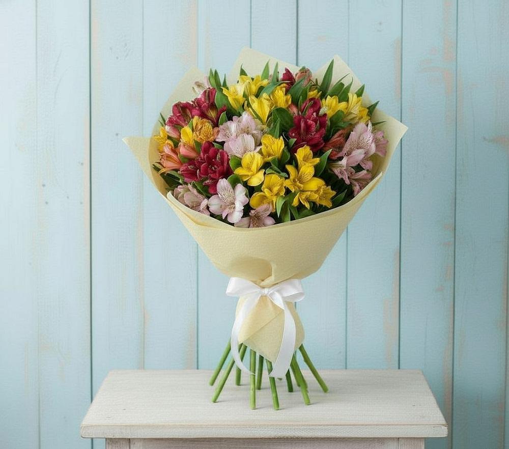 Букет цветов из: Альстромерии в Колычево Можайского района