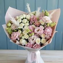 Букет цветов из:  Альстромерии и Розы в Колычево Можайского района